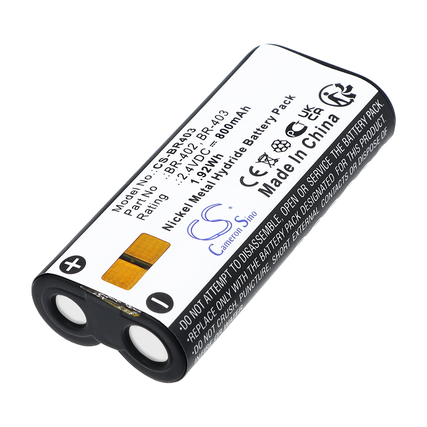 2.4V 800mAh Ni-MH Camera Battery for OLYMPUS