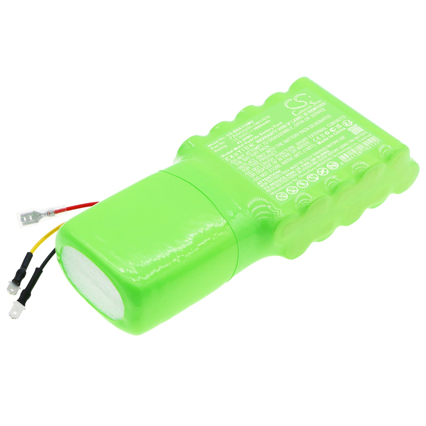 CS-BRA116MD Replacement Battery – Compatible with 200ES, 300ES, 400ES, 621-100ES, 621-200ES, 621-300ES, 621-400ES, Outlook 100ES, Outlook 100ES Safety Infusion, Outlook 200ES Safety Infusion, Outlook 300ES Safety Infusion, Outlook 400ES Safety Infusion