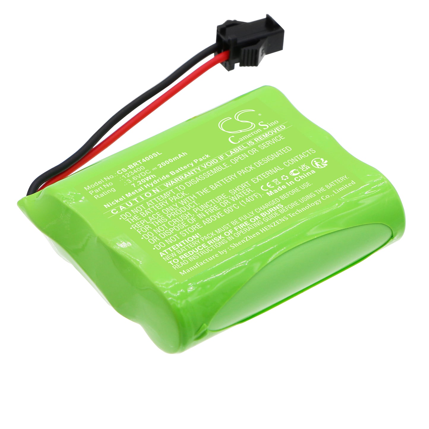 CS-BRT400SL Replacement Battery – Compatible with 413610, 413810, 417110, 417510, FLORIANA, SITIA