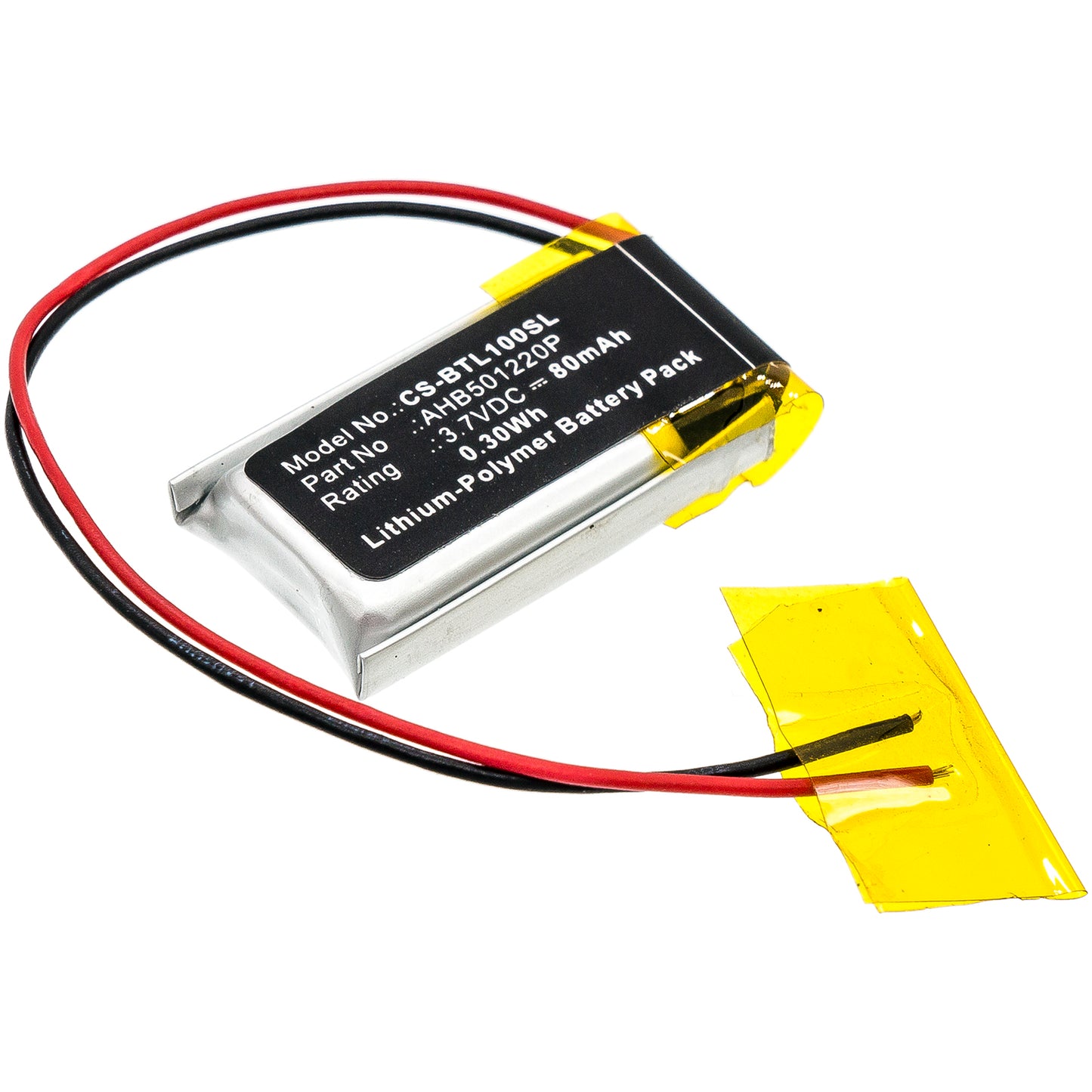 CS-BTL100SL Replacement Battery – Compatible with Bluetooth Headset Series 1, Bluetooth Headset Series 2, BTL1, BTL2, BTR1, BTR2