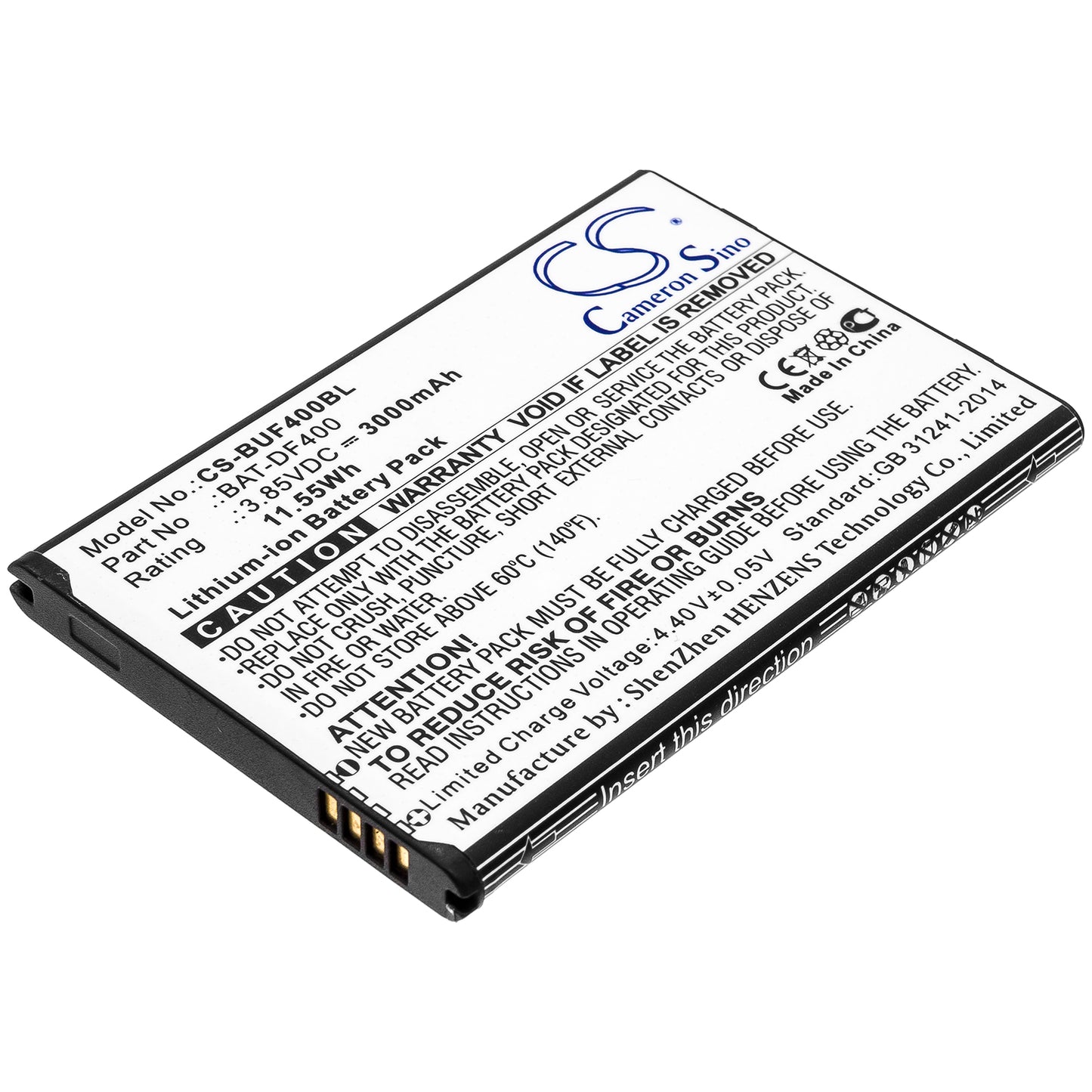 CS-BUF400BL Replacement Battery – Compatible with EF400