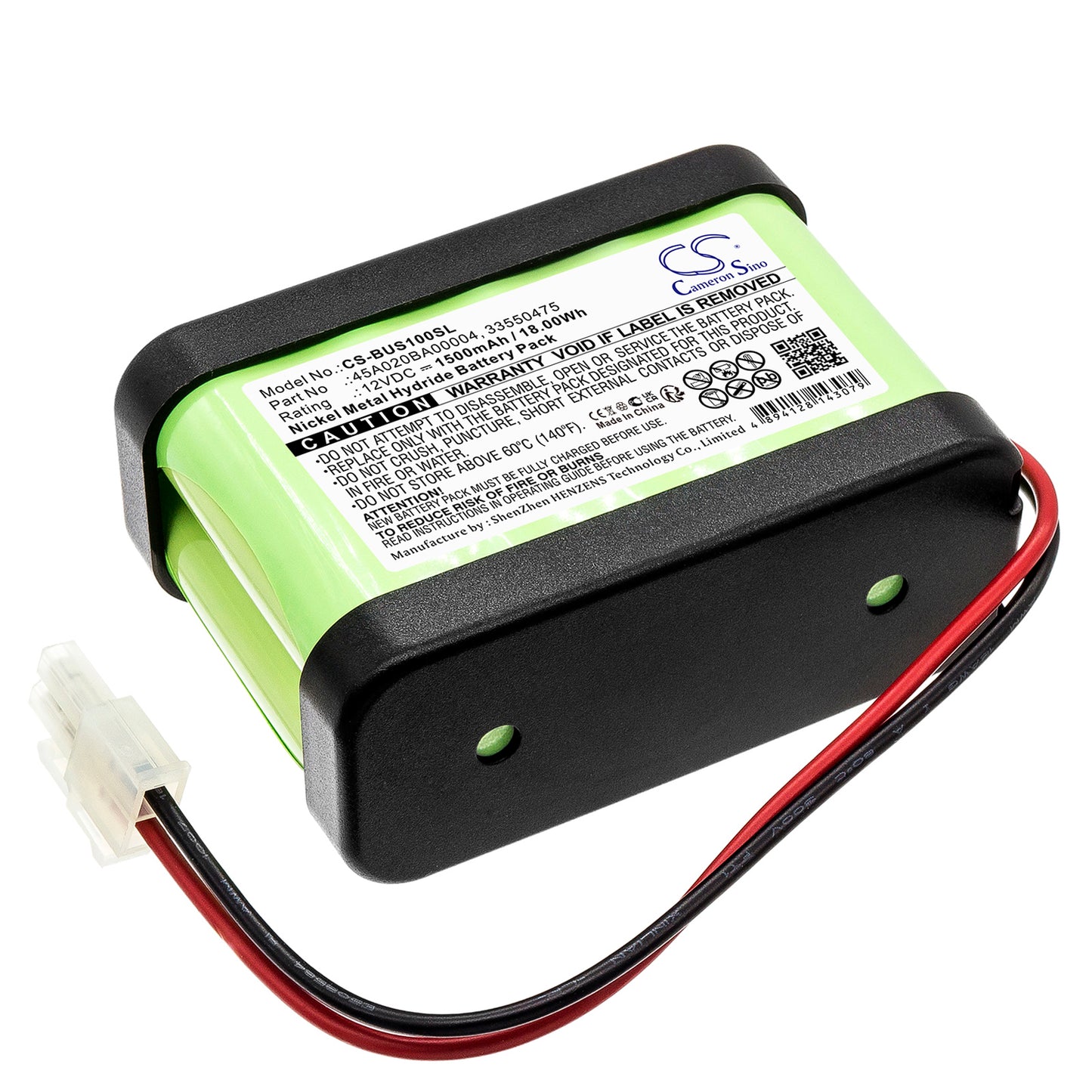 12V 1500mAh/18.00Wh Ni-MH Door Lock Battery for Besam