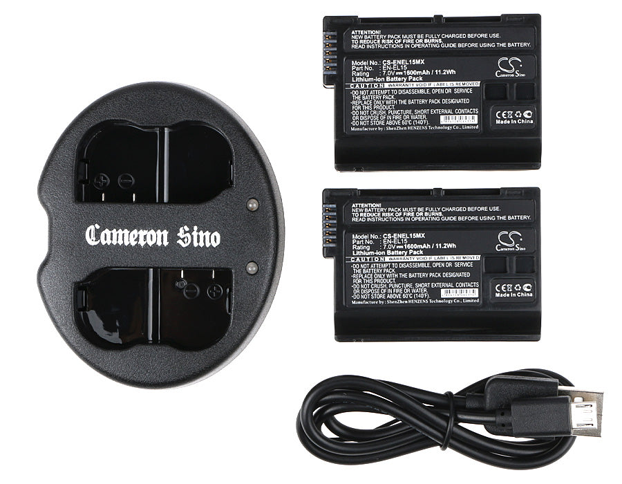 CS-CB005 Replacement Battery – Compatible with 1 V1, Coolpix D7000, D600, D610, D7000, D7100, D7200, D750, D800, D800E, D810, D810A, Digital SLR D800, MB-D12