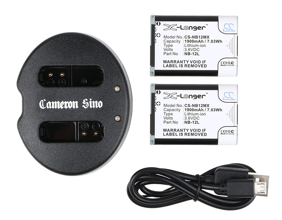 CS-CB008 Replacement Battery – Compatible with LEGRIA Mini X, PowerShot G1X mark Ⅱ, PowerShot G1X mark II, PowerSh, PowerShot N100, VIXIA Mini X