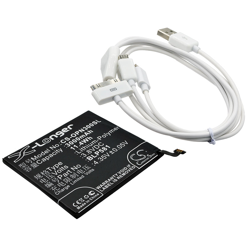 CS-CB023 Replacement Battery – Compatible with N3, N3 Dual SIM, N3S, N3T, N5206