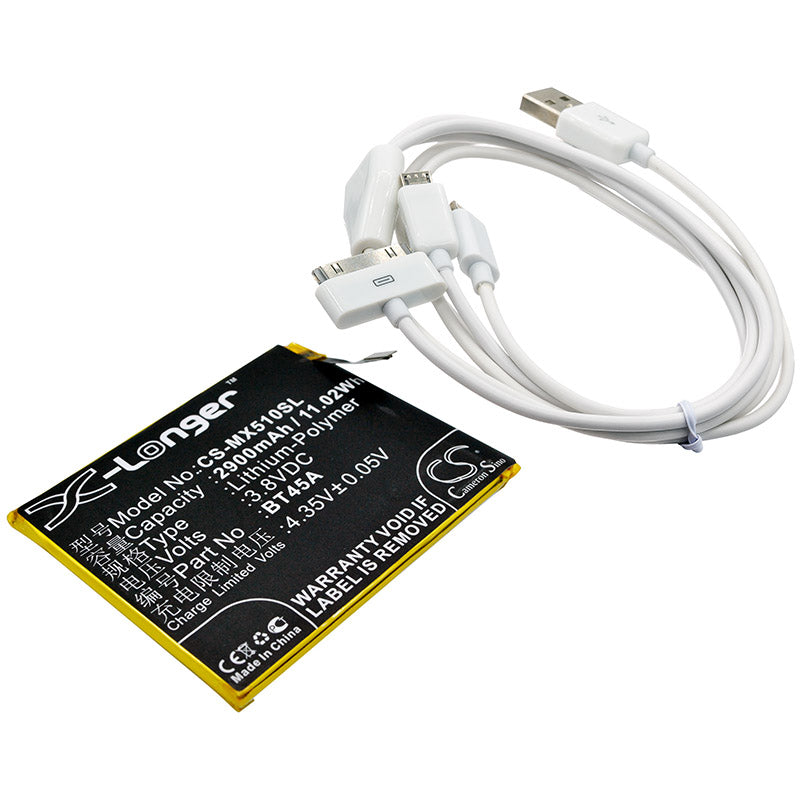 CS-CB051 Replacement Battery – Compatible with M576, M576U, MX5 Pro, NIUX, Pro 5, Pro 5 Dual SIM
