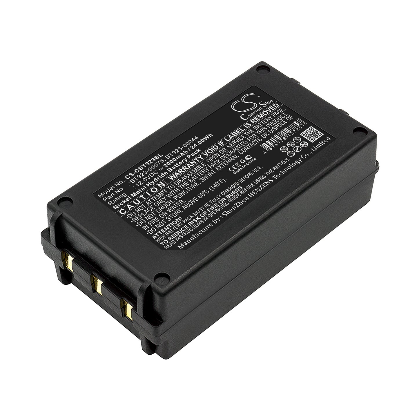 12V 2000mAh/24.00Wh Ni-MH Crane Remote Control Battery for Cattron Theimeg