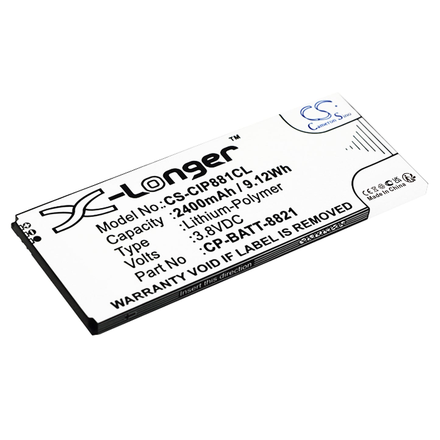 CS-CIP881CL Replacement Battery – Compatible with 8800