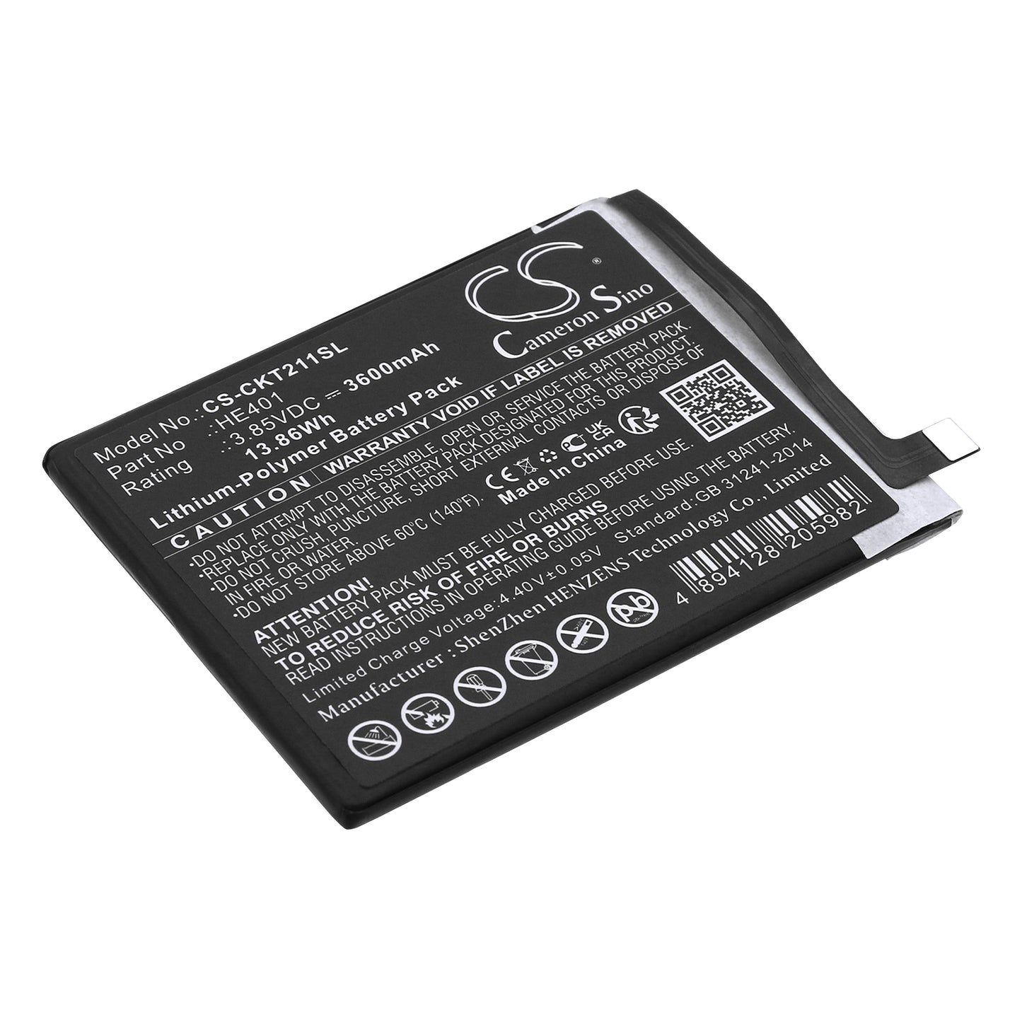 CS-CKT211SL Replacement Battery – Compatible with EC211002, EC211003, Icon 3, Splendor