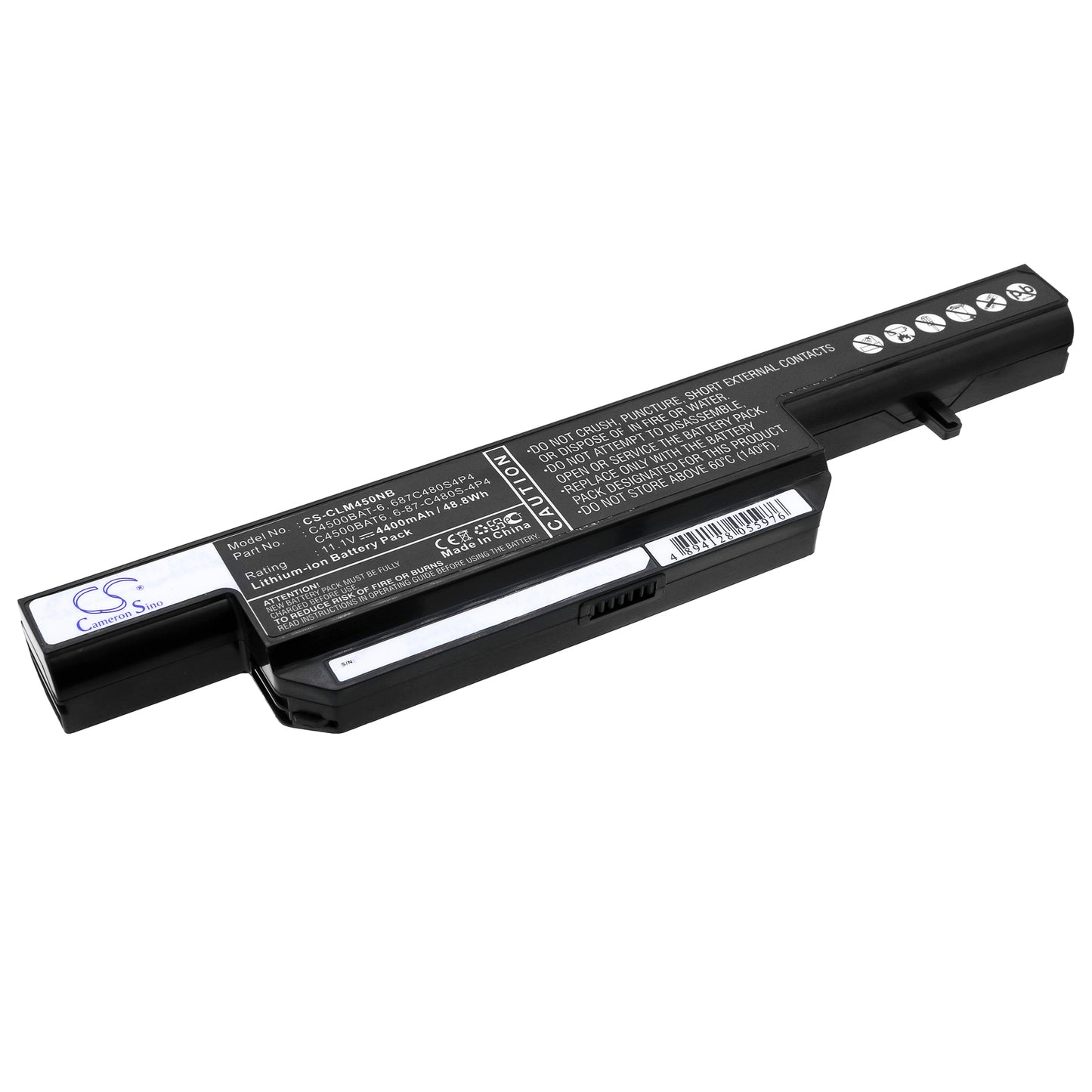 11.1V 4400mAh Li-ion Notebook/Laptop Battery for CLEVO