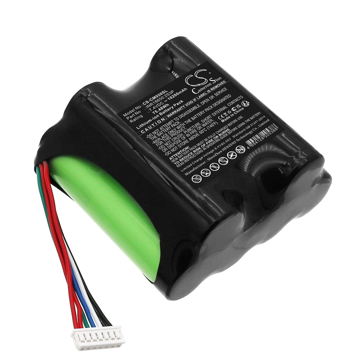 CS-CM050SL Replacement Battery – Li-ion 7.4 10200mAh / 75.48Wh