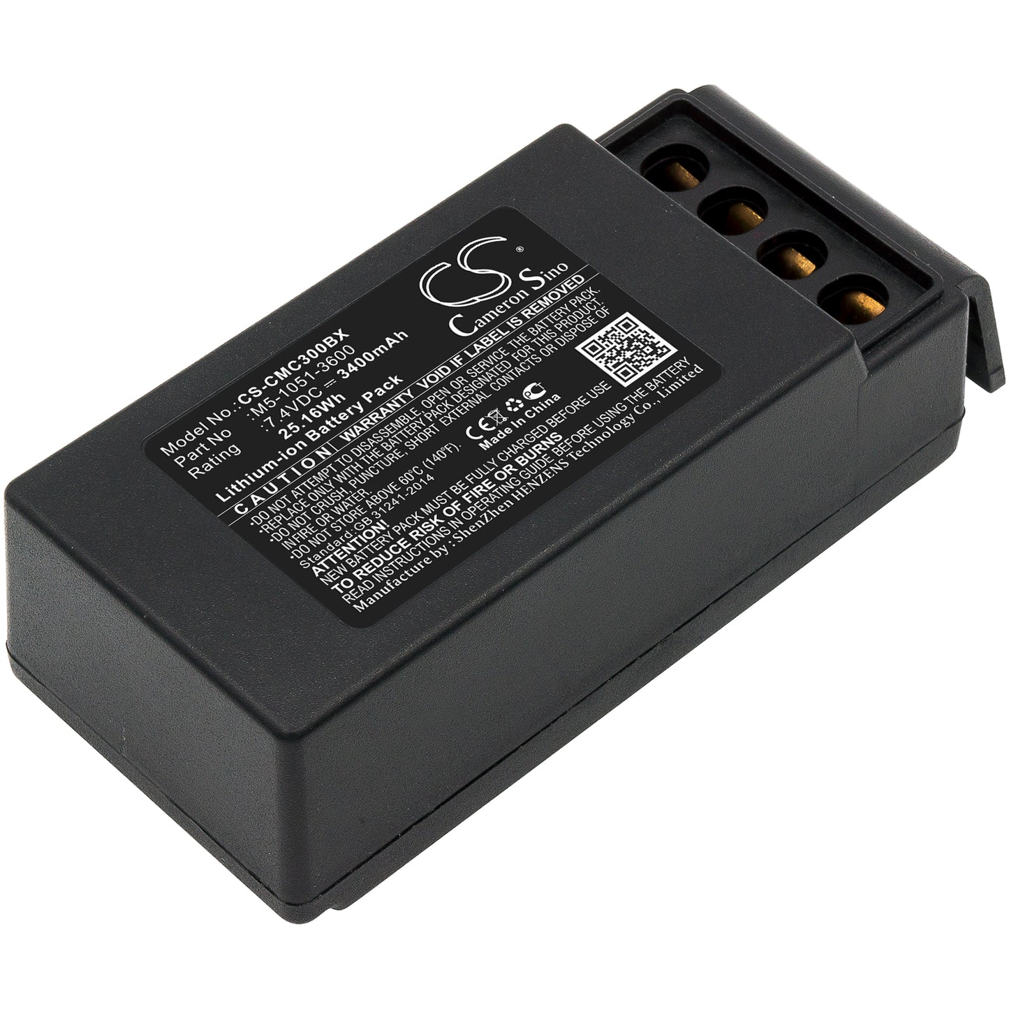 7.4V 3400mAh/25.16Wh Li-ion Crane Remote Control Battery for Cavotec