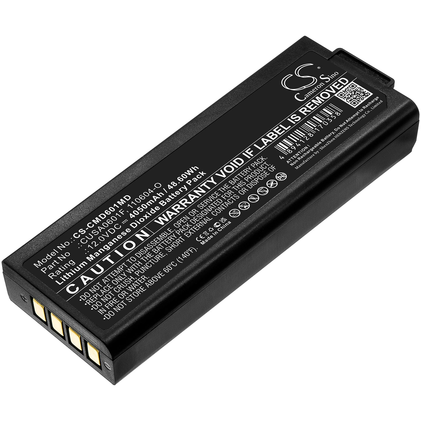CS-CMD601MD Replacement Battery – Compatible with iPAD NF1200 Saver, iPAD NF1200 Training, iPAD NF1201 Saver, iPAD SAVER NF1200, iPAD SAVER NF1201