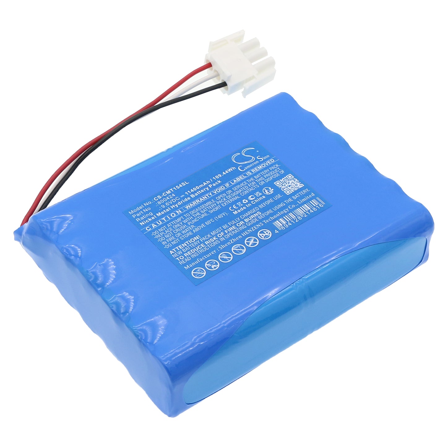 CS-CMT154SL Replacement Battery – Compatible with CI-150t, CI-152x, CI-153, CI-154, CI-155, CI-156, CI-450, CI-450 Portable Particle Count, CI-454 Portable Particle Count, CI-750t