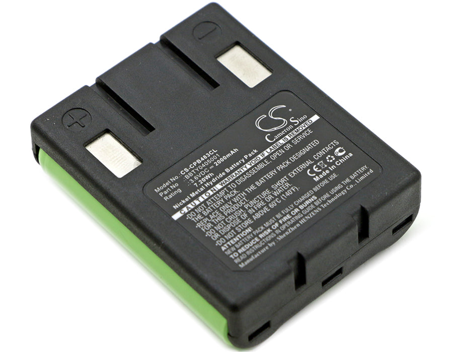 3.6V 2000mAh/7.20Wh Ni-MH Cordless Phone Battery for Sharp