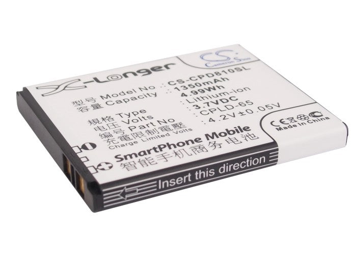 3.7V 1350mAh/4.99Wh Li-ion Mobile/SmartPhone Battery for Coolpad