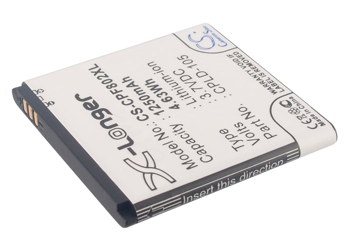 3.7V 1250mAh/4.63Wh Li-ion Mobile/SmartPhone Battery for Coolpad