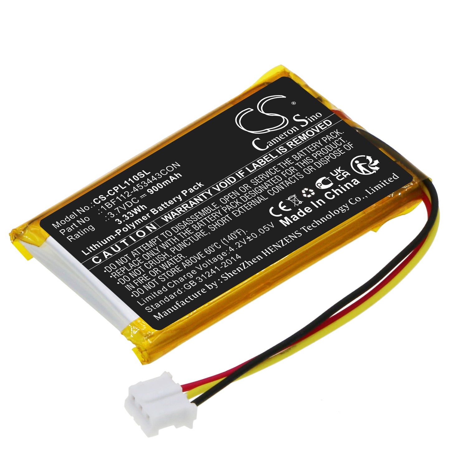 CS-CPL110SL Replacement Battery – Compatible with LMU-1100, LMU-1200, LMU-2600, LMU-2630, LMU-2700, LMU-4200, LMU-4500, LMU-5000, LMU-5500