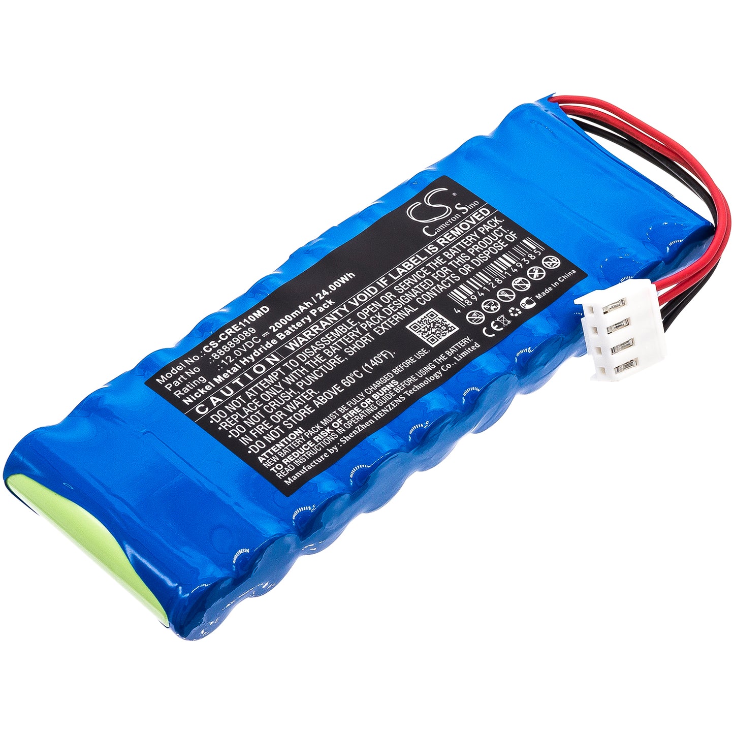 CS-CRE110MD Replacement Battery – Compatible with ECG-1101, ECG-1101B, ECG-1101G