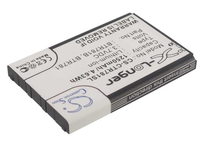 3.7V 1250mAh/4.63Wh Li-ion Mobile/SmartPhone Battery for Casio