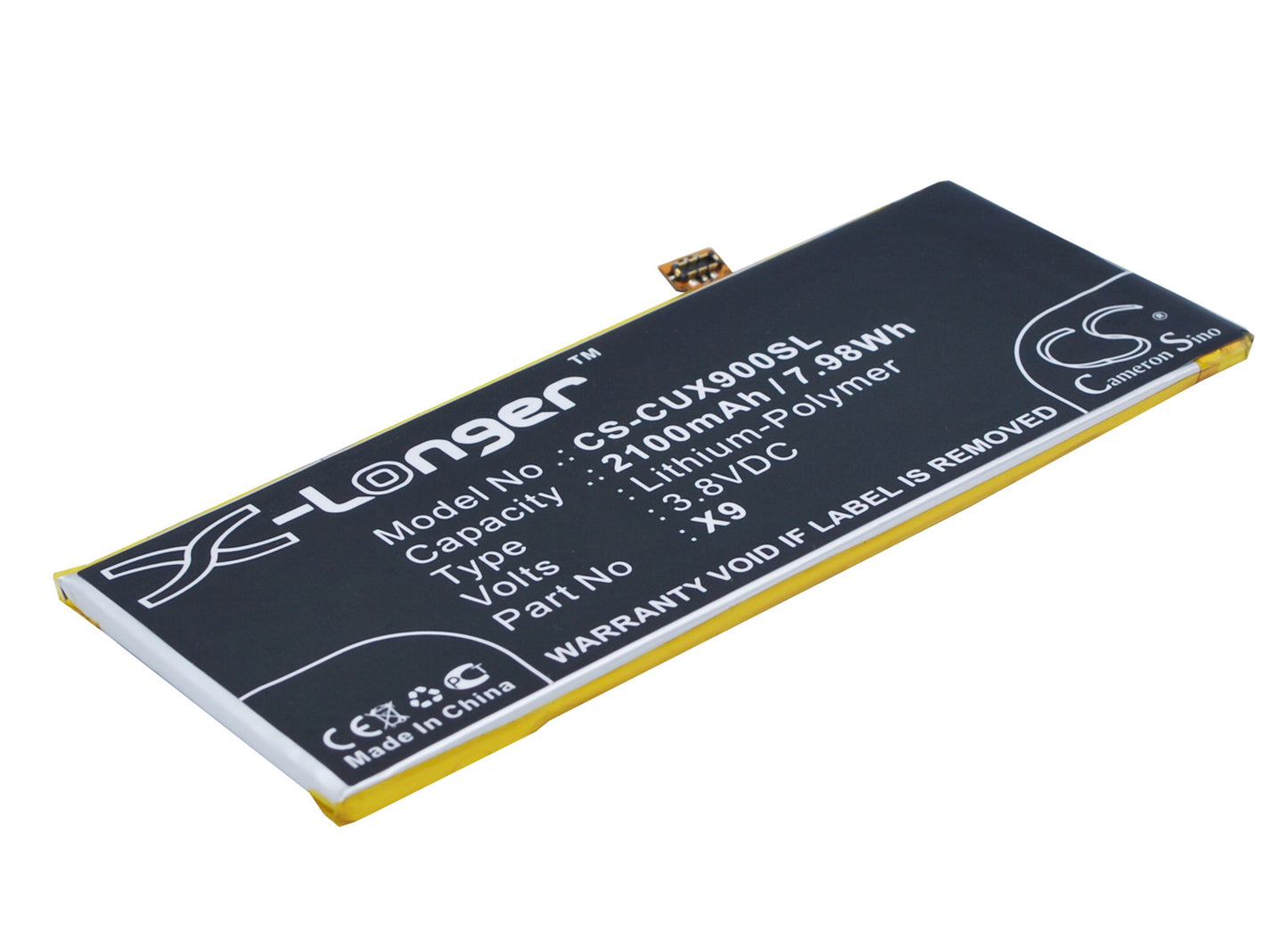 3.8V 2100mAh/7.98Wh Li-Polymer Mobile/SmartPhone Battery for SAGA