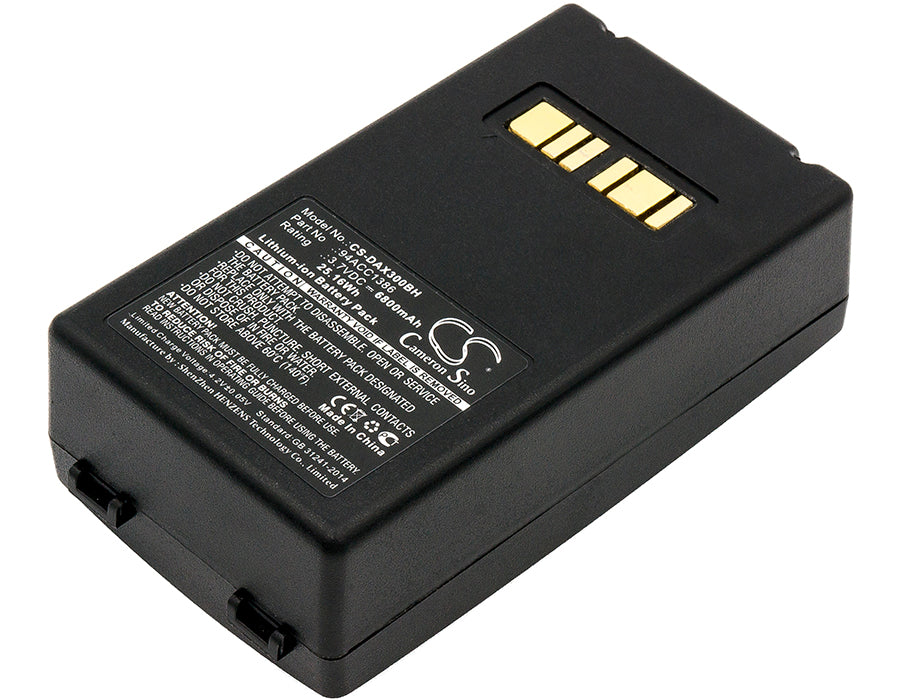 3.7V 6800mAh/25.16Wh Li-ion Barcode/Scanner Battery for Datalogic
