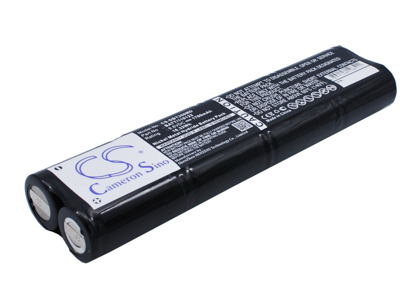 9.6V 1700mAh/16.32Wh Ni-MH Medical Battery for Bioset