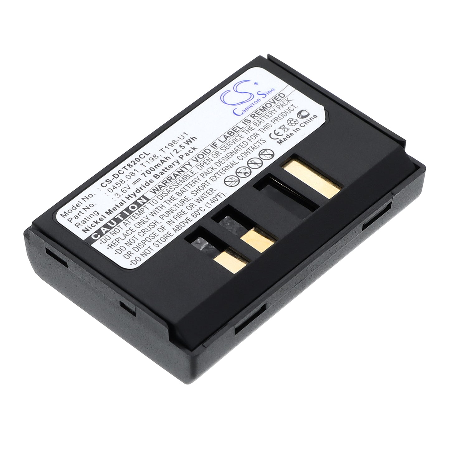 3.6V 700mAh Ni-MH Cordless Phone Battery for Dancall