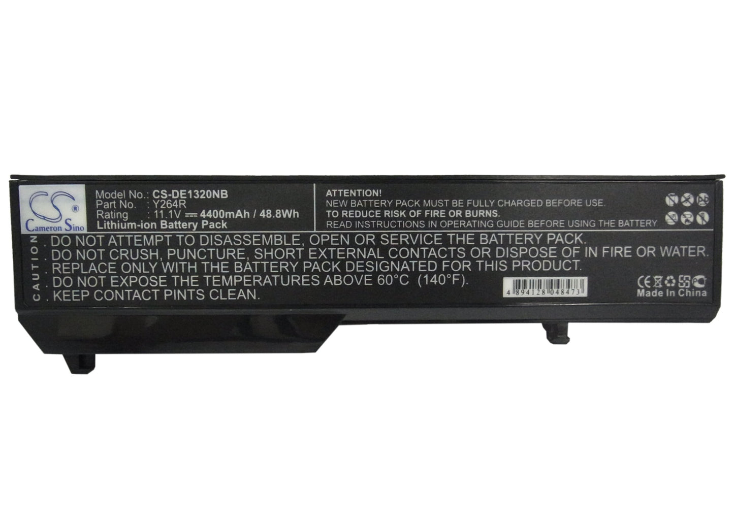 11.1V 4400mAh/48.84Wh Li-ion Notebook/Laptop Battery for DELL