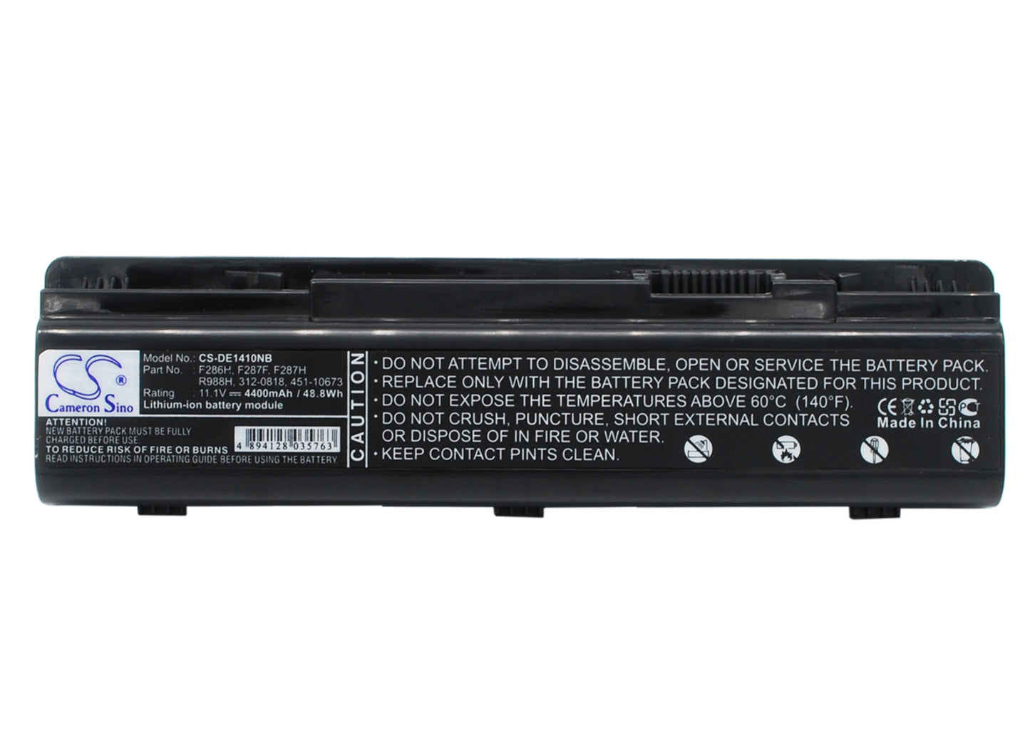11.1V 4400mAh Li-ion Notebook/Laptop Battery for DELL