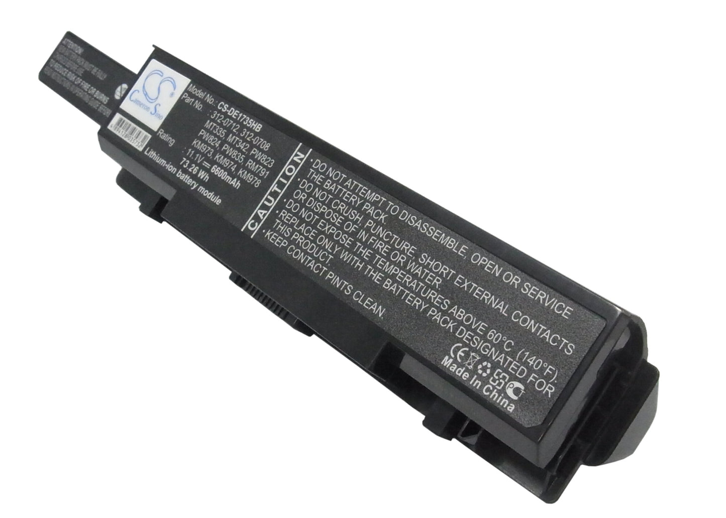 11.1V 6600mAh Li-ion Notebook/Laptop Battery for DELL