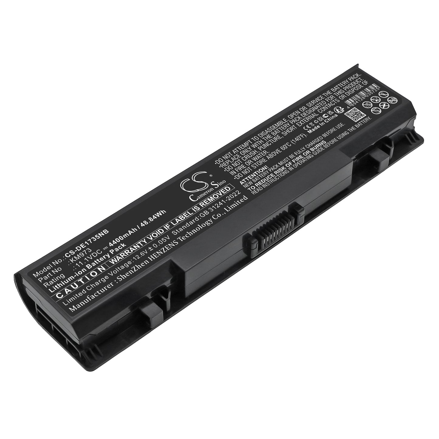 11.1V 4400mAh Li-ion Notebook/Laptop Battery for DELL