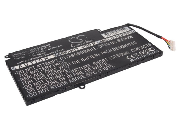11.1V 4600mAh/51.06Wh Li-Polymer Notebook/Laptop Battery for DELL