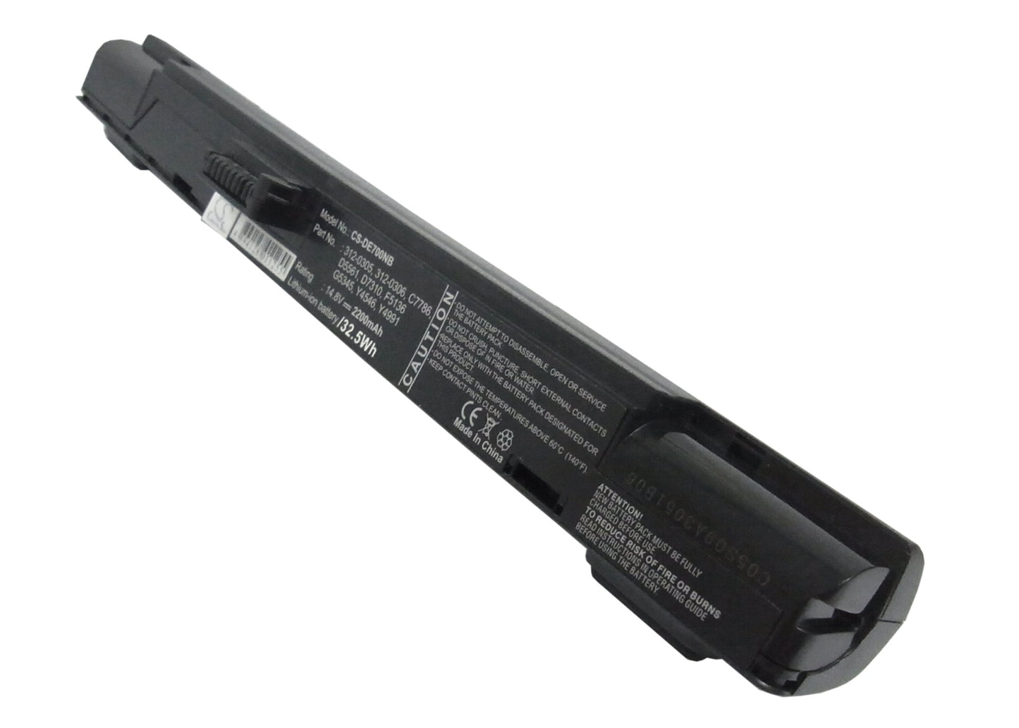 14.8V 2200mAh/32.56Wh Li-ion Notebook/Laptop Battery for DELL