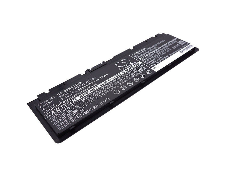 7.4V 6050mAh/44.77Wh Li-Polymer Notebook/Laptop Battery for DELL