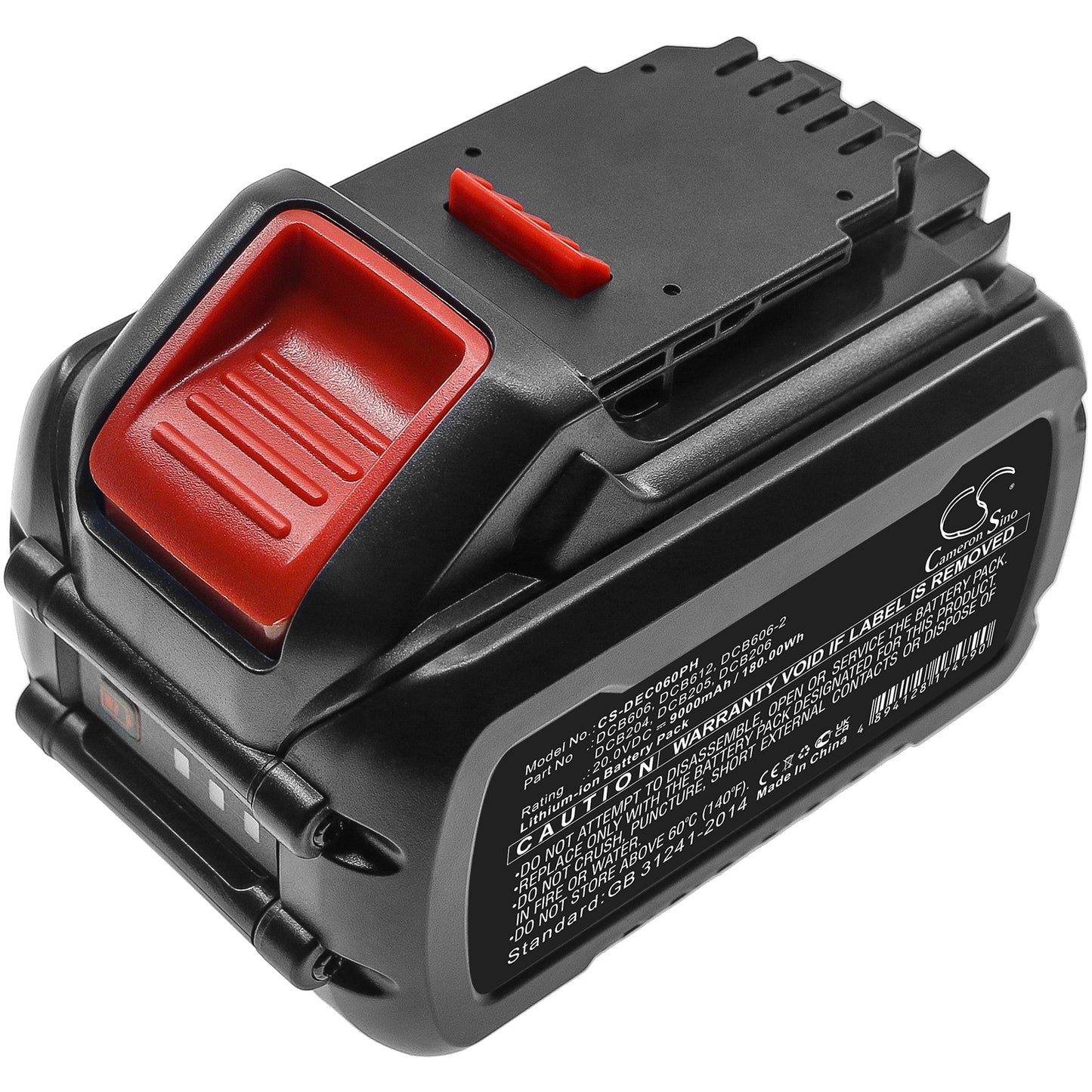 CS-DEC060PH Replacement Battery – Compatible with 120V MAX, 12V MAX Li-ion, 20V MAX, 60V MAX, CL3.C18S, DCB184, DCB184-XJ, DCB184-XR, DCD700, DCD710, DCD710D2-QW, DCD710N, DCD710S2, DCD740, DCD740B, DCD771, DCD776, DCD780, DCD780B, DCD780C2, DCD780L2, DCD780N, DCD785, DCD785C2, DCD785L2, DCD790, DCD790D2, DCD795, DCD980L2, DCD980M2, DCD985, DCD985B, DCD985L2, DCD985M2, DCD995, DCE0811, DCE0811D1G-QW, DCE0811D1R-QW, DCE0811LR-XJ, DCE0811NR-XJ, DCE0825, DCE0825D1G-QW, DCE085D1G-QW, DCE088,