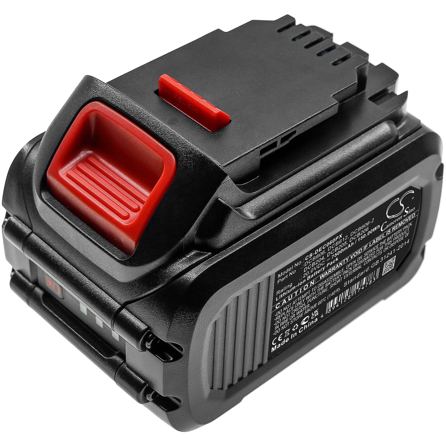 CS-DEC060PX Replacement Battery – Compatible with 120V MAX, 12V MAX Li-ion, 20V MAX, 60V MAX, CL3.C18S, DCB184, DCB184-XJ, DCB184-XR, DCD700, DCD710, DCD710D2-QW, DCD710N, DCD710S2, DCD740, DCD740B, DCD771, DCD776, DCD780, DCD780B, DCD780C2, DCD780L2, DCD780N, DCD785, DCD785C2, DCD785L2, DCD790, DCD790D2, DCD795, DCD980L2, DCD980M2, DCD985, DCD985B, DCD985L2, DCD985M2, DCD995, DCE0811, DCE0811D1G-QW, DCE0811D1R-QW, DCE0811LR-XJ, DCE0811NR-XJ, DCE0825, DCE0825D1G-QW, DCE085D1G-QW, DCE088,