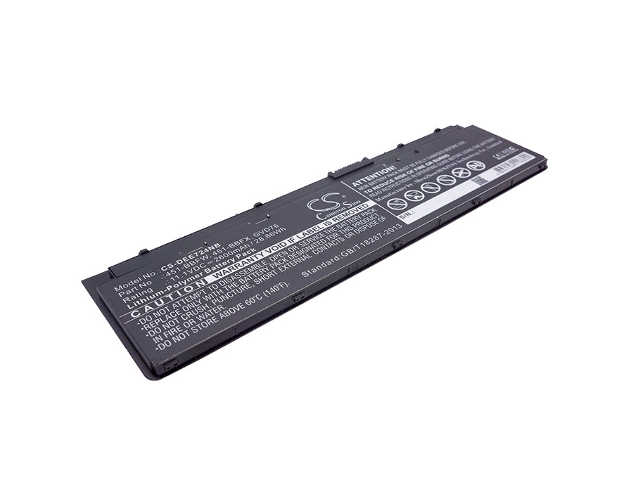 11.1V 2600mAh/28.86Wh Li-Polymer Notebook/Laptop Battery for DELL