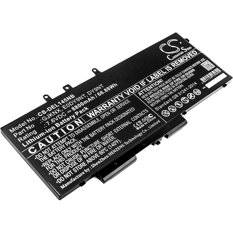 7.6V 8800mAh/66.88Wh Li-ion Notebook/Laptop Battery for DELL
