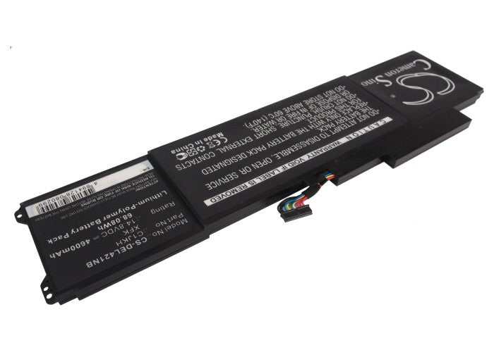 14.8V 4600mAh/68.08Wh Li-Polymer Notebook/Laptop Battery for DELL