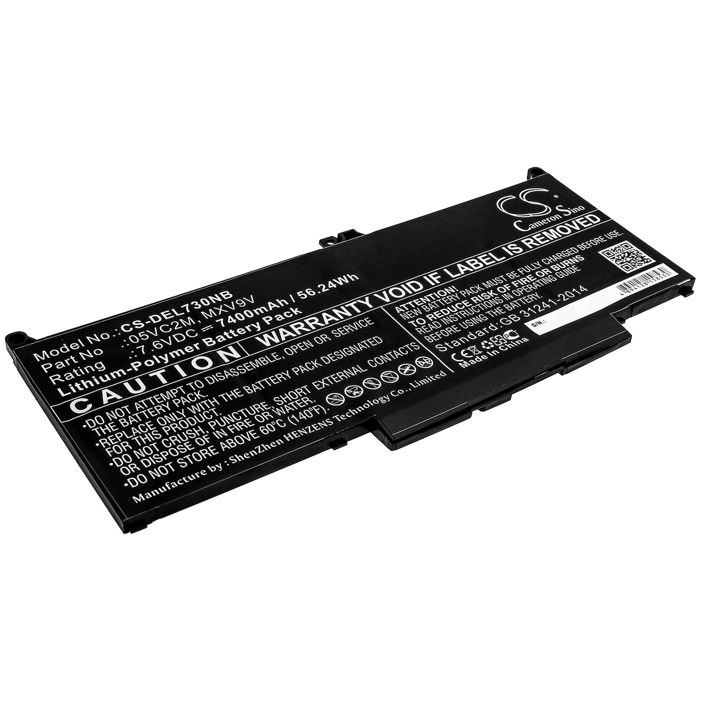CS-DEL730NB Replacement Battery – Compatible with Latitude 13 5300, Latitude 13 5300 2-in-1, Latitude 13 7300(N001L7300-D15, Latitude 13 7300(N050L7300-D17, Latitude 13 7300(N052L7300-D17, Latitude 14 7400, Latitude 7300, Latitude 7300-P99G, Latitude 7400, Latitude 7400-8N6DH, N001L5300-D1306CN, N004L5300-D1506CN, N004L7400-D1506CN, N014L5300-D1706FCN, N049L7400-D1536FCN, N078L7400-D1716FCN
