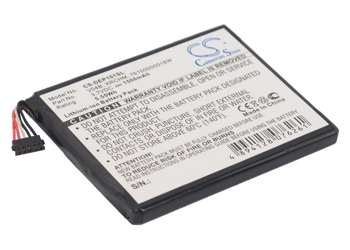 3.7V 1500mAh/5.55Wh Li-ion PDA/Pocket PC Battery for E-Mobile