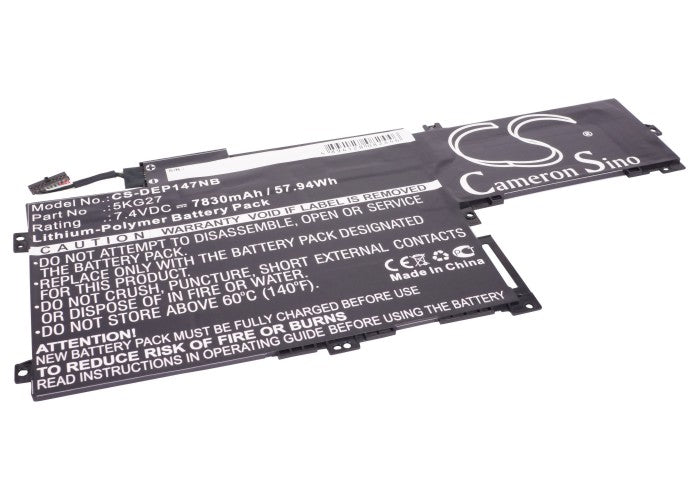 7.4V 7830mAh/57.94Wh Li-Polymer Notebook/Laptop Battery for DELL