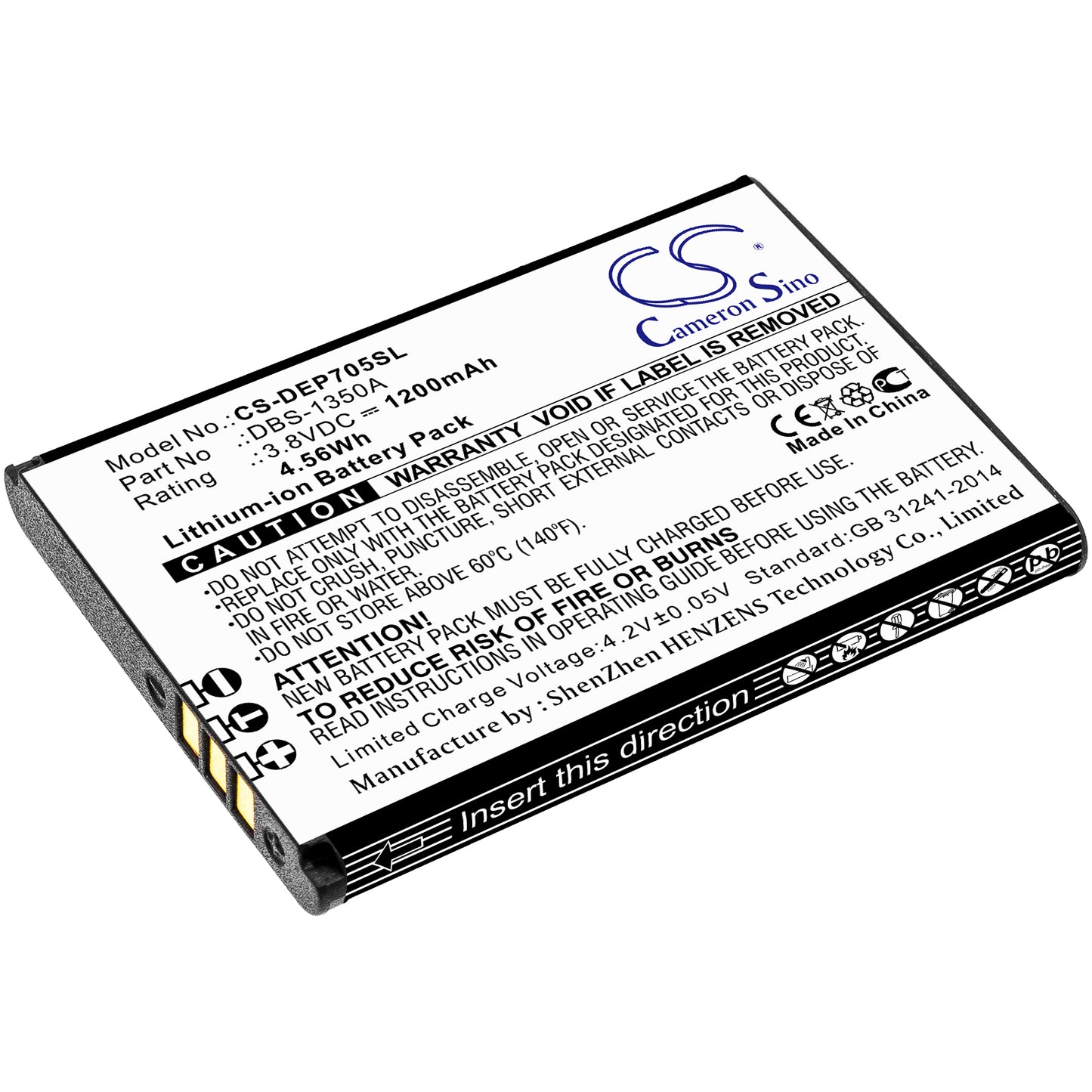 CS-DEP705SL Replacement Battery – Compatible with 7050 Flip, 7050TL, 7060, 7070, 7441, DFC-0180, SmartEasy 7050