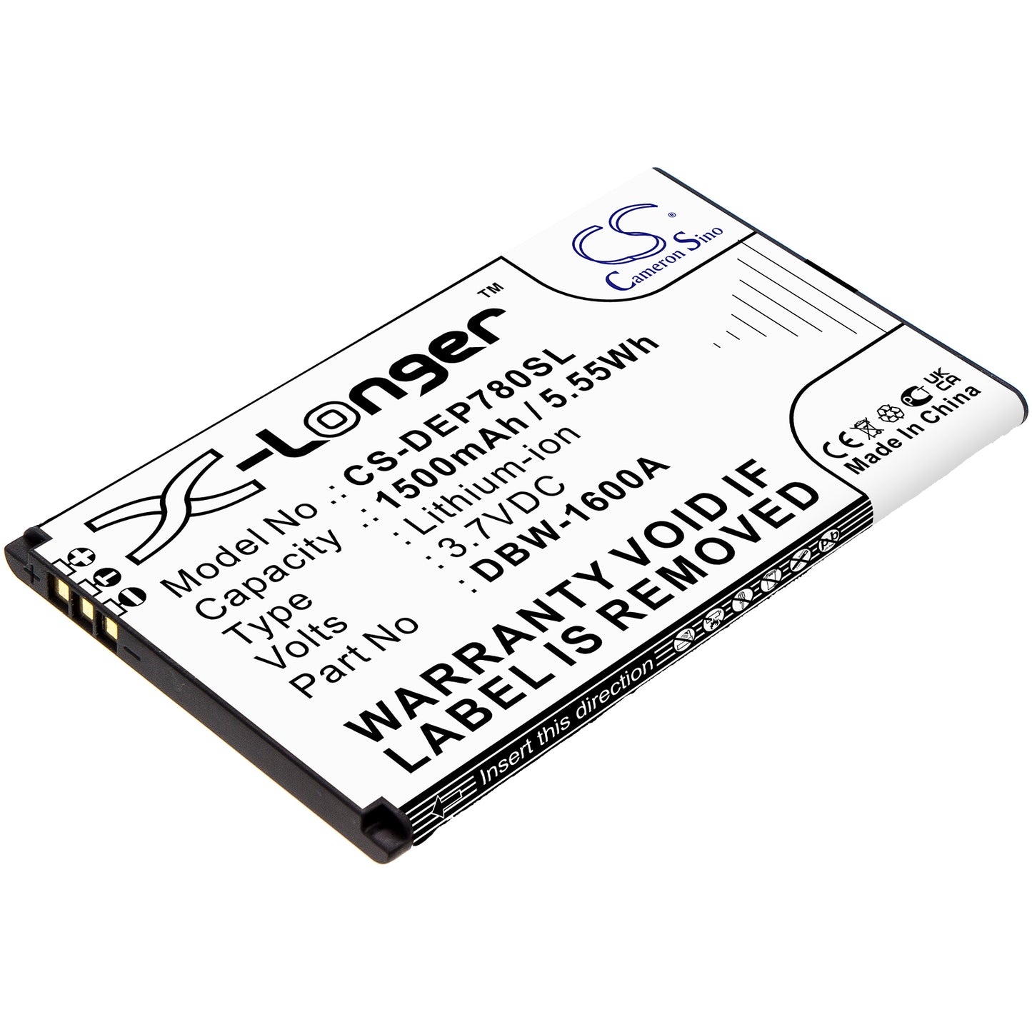 CS-DEP780SL Replacement Battery – Compatible with 7010, 7011, 730X, 731X 4G, 7781, 780X, 780X IUP, DFB-0320, Secure 730x, Secure 780x