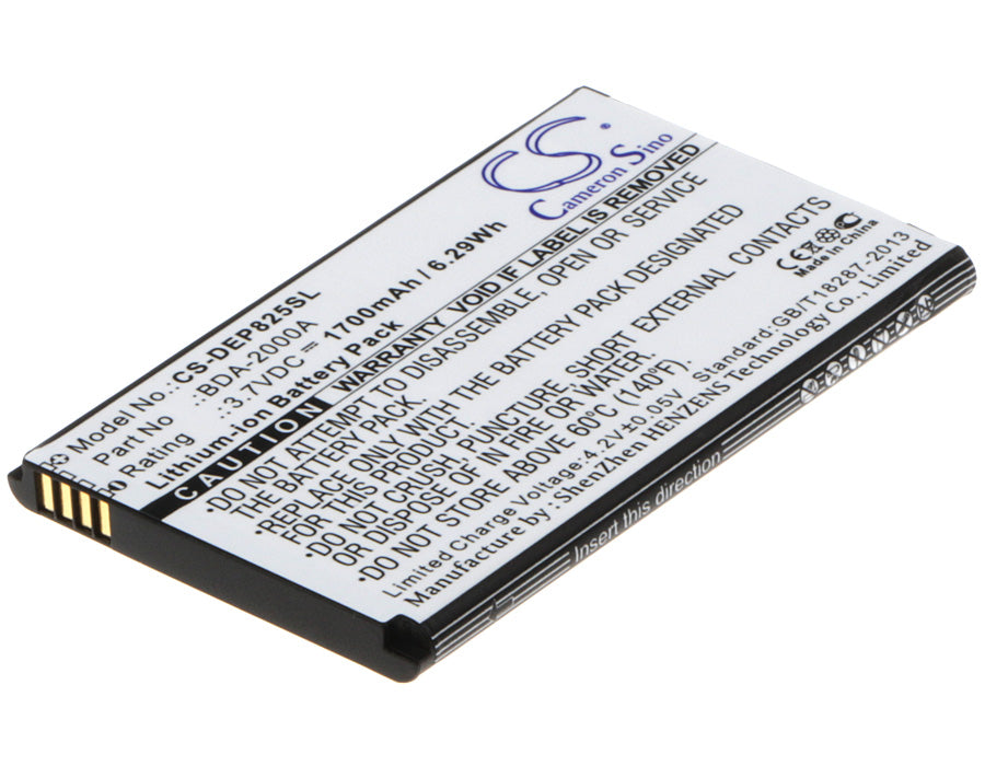 3.7V 1700mAh/6.29Wh Li-ion Mobile/SmartPhone Battery for Doro
