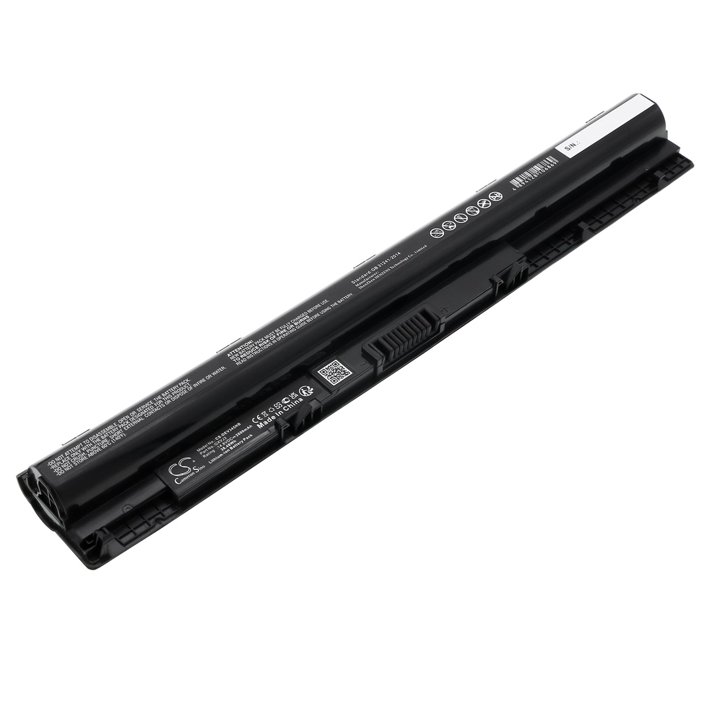 14.8V 2600mAh/38.48Wh Li-ion Notebook/Laptop Battery for DELL