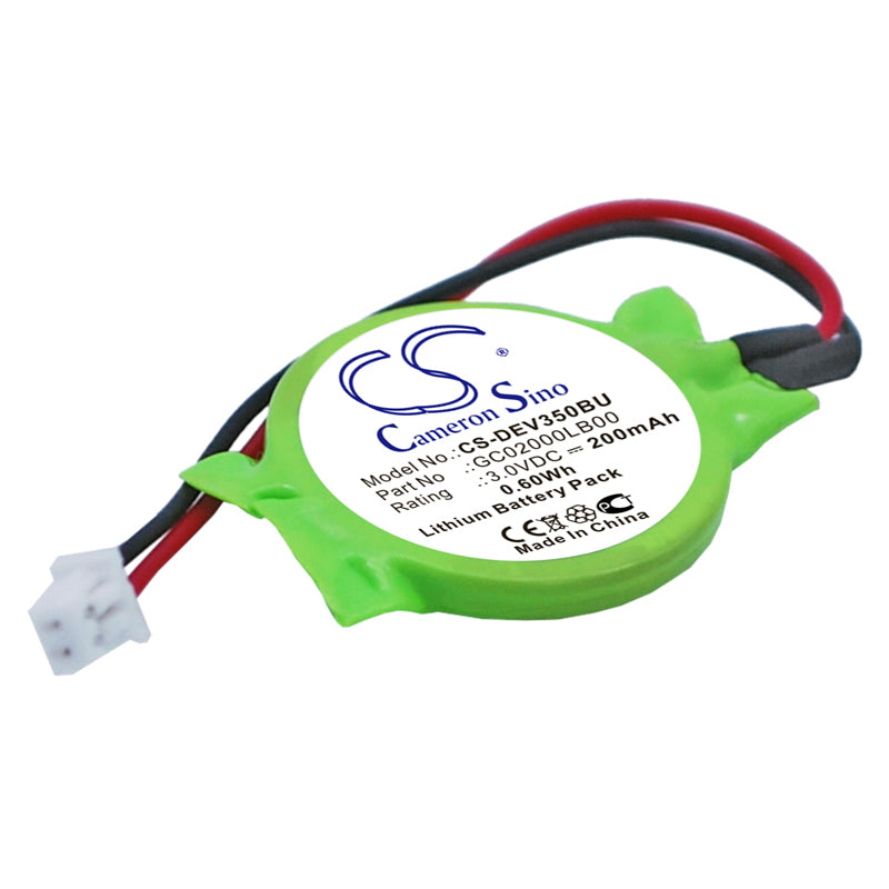 3V 200mAh/0.60Wh Li-ion CMOS/BackUp Battery for Getac