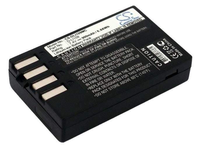 7.4V 900mAh/6.66Wh Li-ion Camera Battery for PENTAX