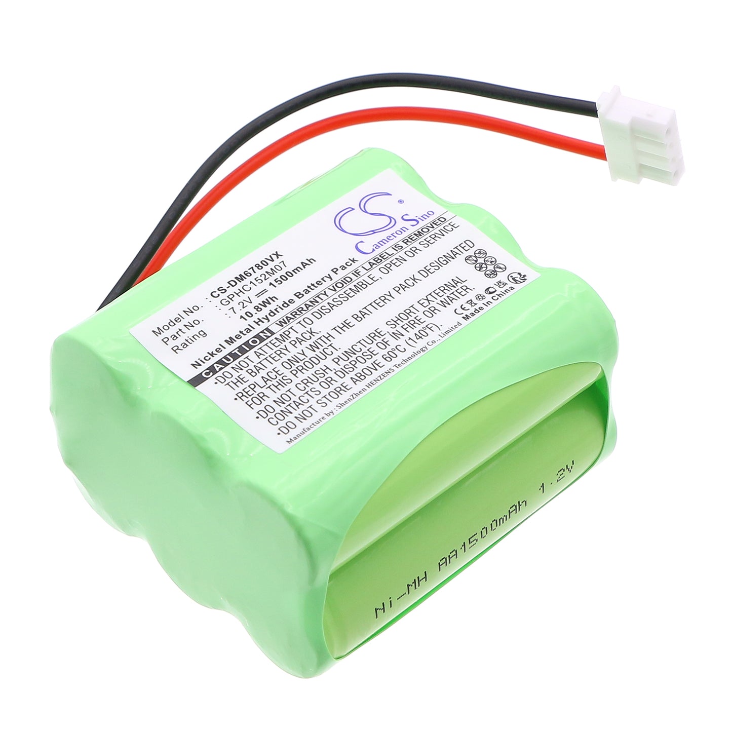7.2V 1500mAh/10.80Wh Ni-MH Vacuum Battery for Mint